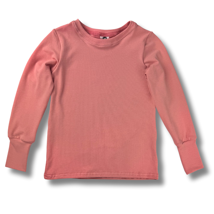 Naturals - Long Sleeve T-shirt - Dusty Pink