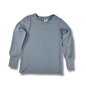 Naturals - Long Sleeve T-shirt - Dusty Steel