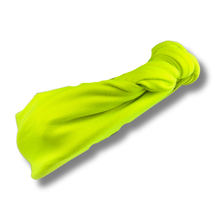 Tie-On Headband - Electric Yellow