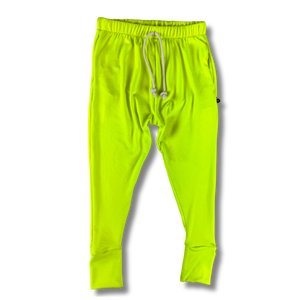 Jogger Pants - Electric Yellow