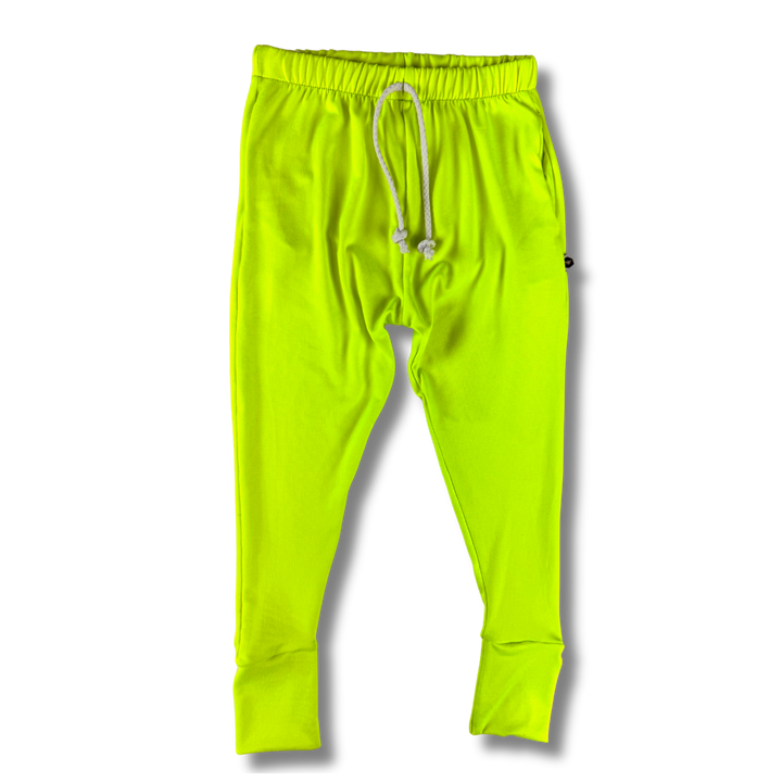 Jogger Pants - Electric Yellow