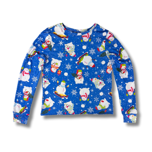 Adult Long Sleeve T-Shirt - Frosty Friends