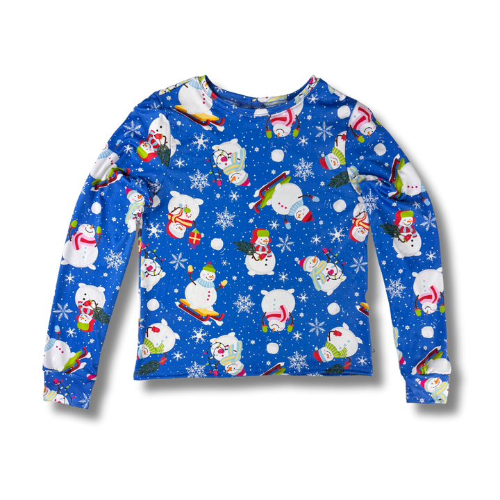 Adult Long Sleeve T-Shirt - Frosty Friends