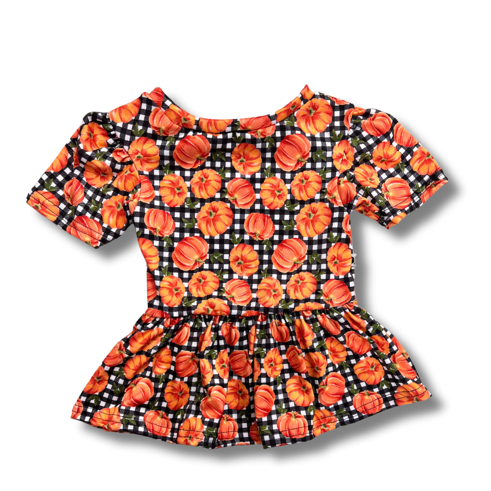 Spooky Throwback Peplum Top