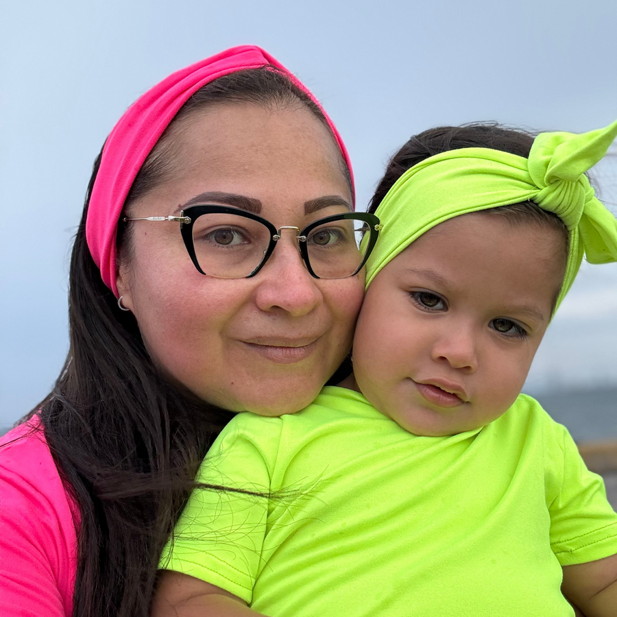 Adult Headband - Highlighter Pink