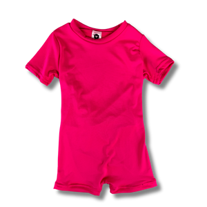 Short Sleeve Jumper - Highlighter Pink