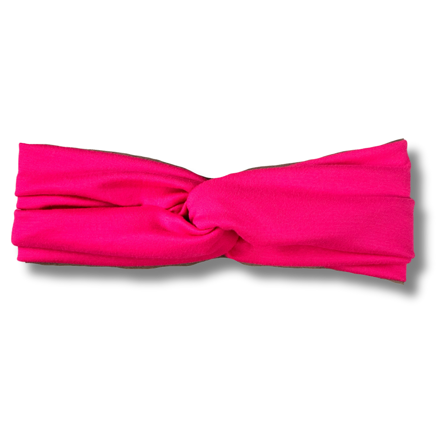 Adult Headband - Highlighter Pink