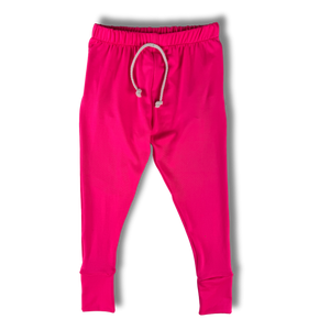 Jogger Pants - Highlighter Pink