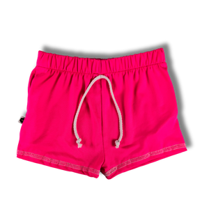 Jogger Shorts - Highlighter Pink