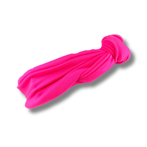 Tie-On Headband - Highlighter Pink