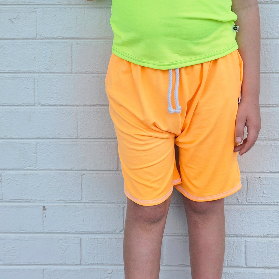 Jogger Shorts - High Voltage Orange