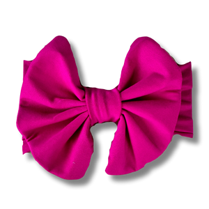 Big Bow Headband - Hot Pink