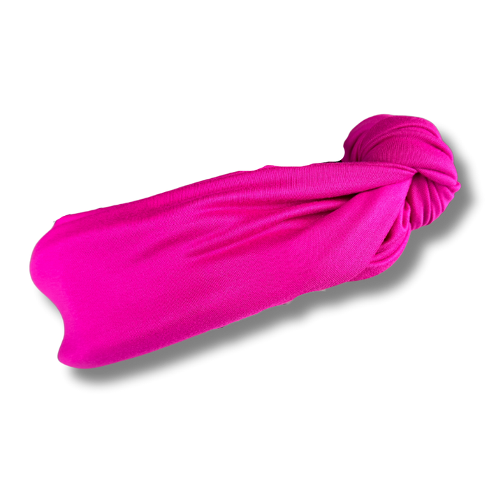 Tie-On Headband - Hot Pink
