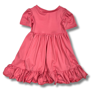 Twirl Dress - Jelly Bean Pink