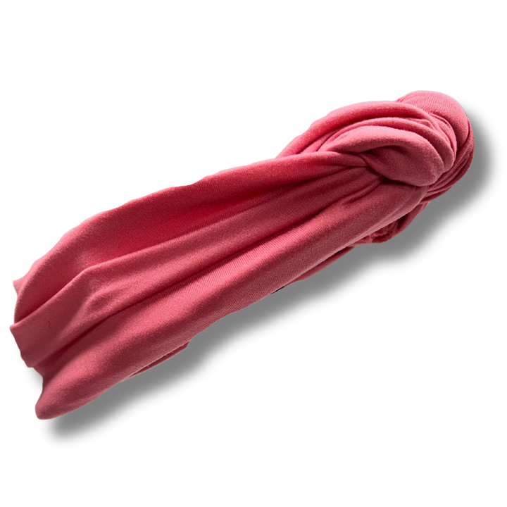 Tie-On Headband - Jelly Bean Pink