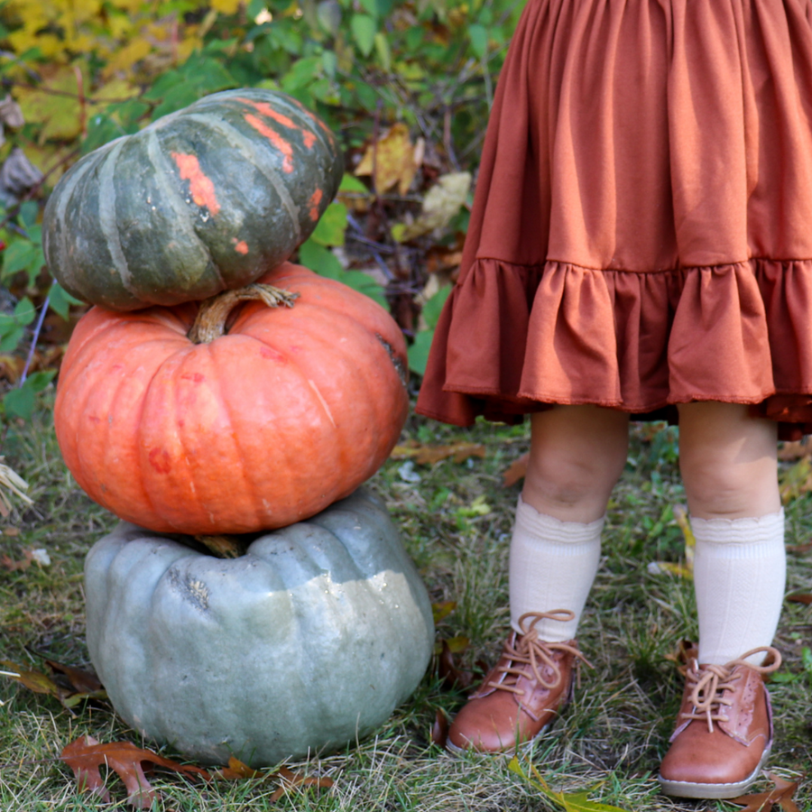 Long Sleeve Twirl Dress - Mocha