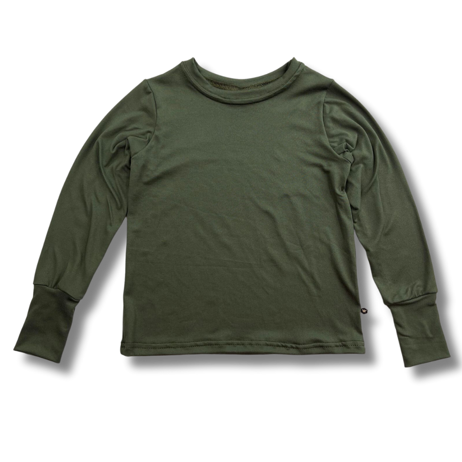 Adult Long Sleeve T-Shirt - Olive