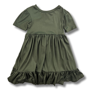 Twirl Dress - Olive