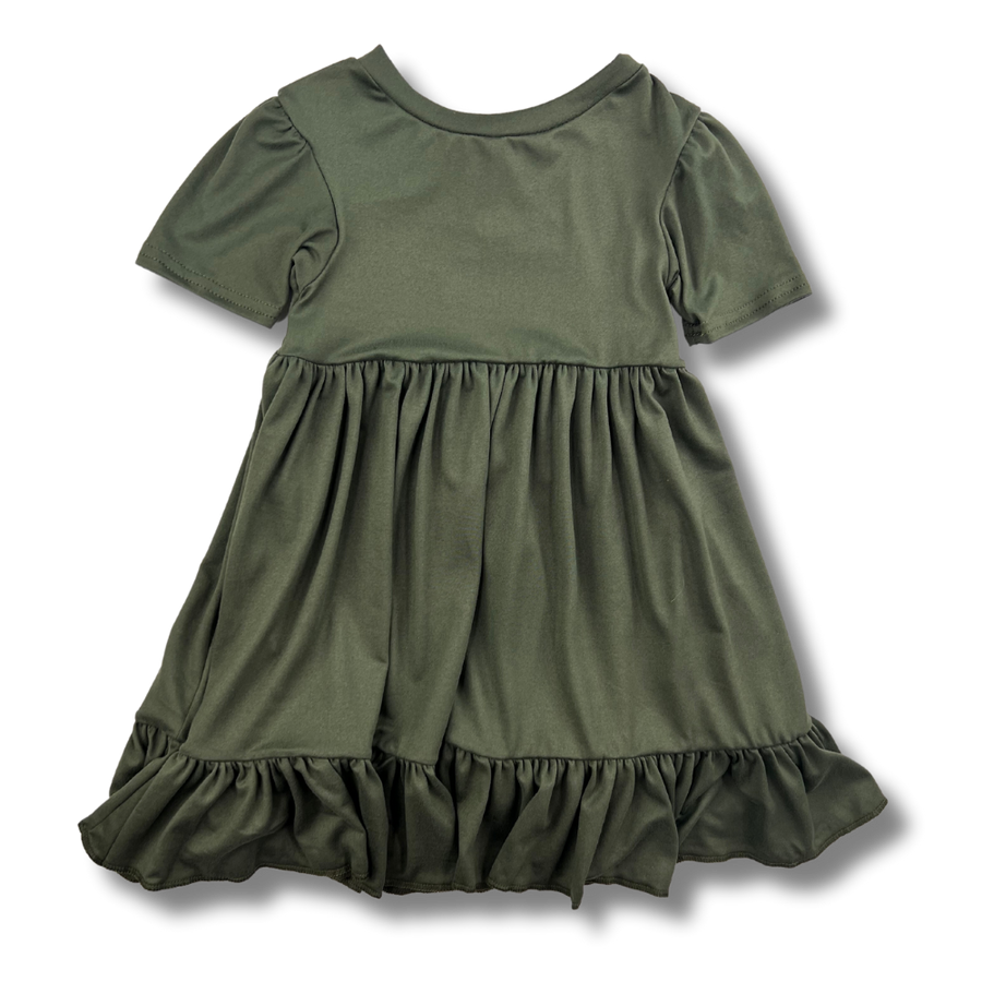 Twirl Dress - Olive