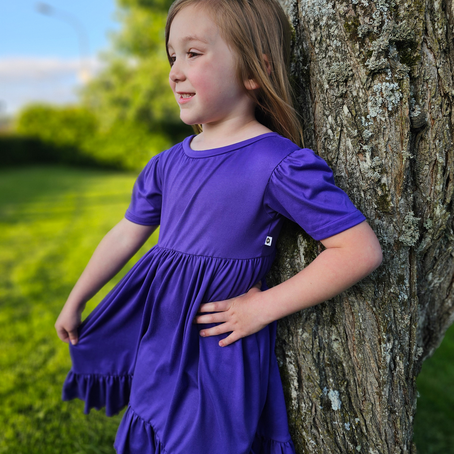 Twirl Dress - Plum