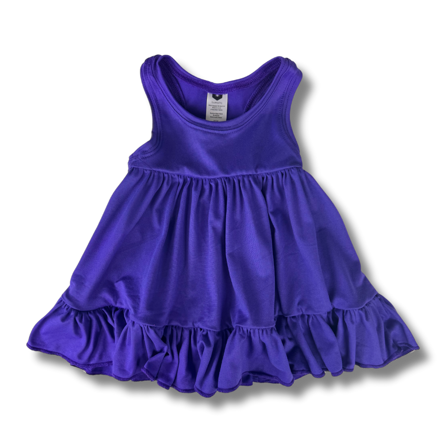 Tank Twirl Dress - Plum