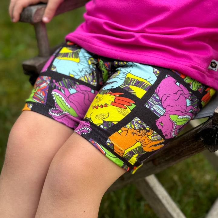 Cartwheel Shorts - Rad Raptor