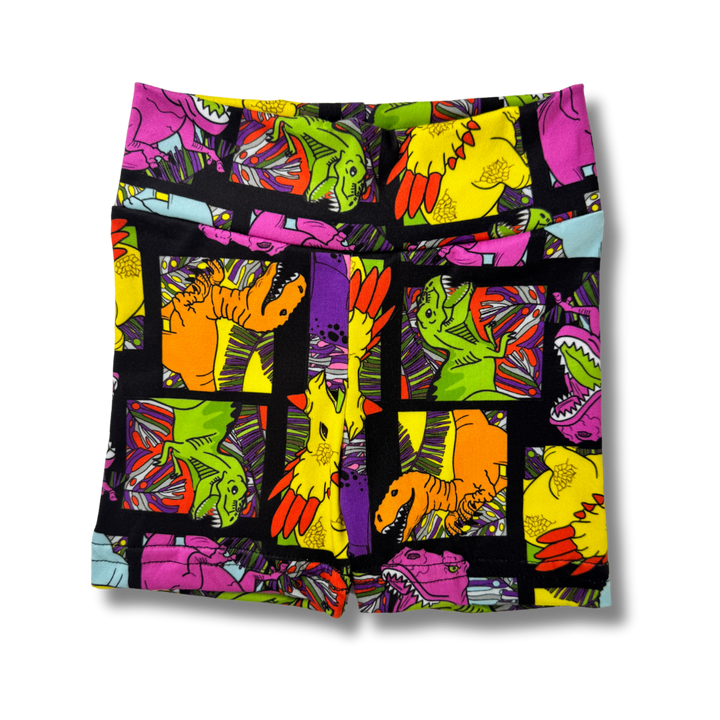 Cartwheel Shorts - Rad Raptor
