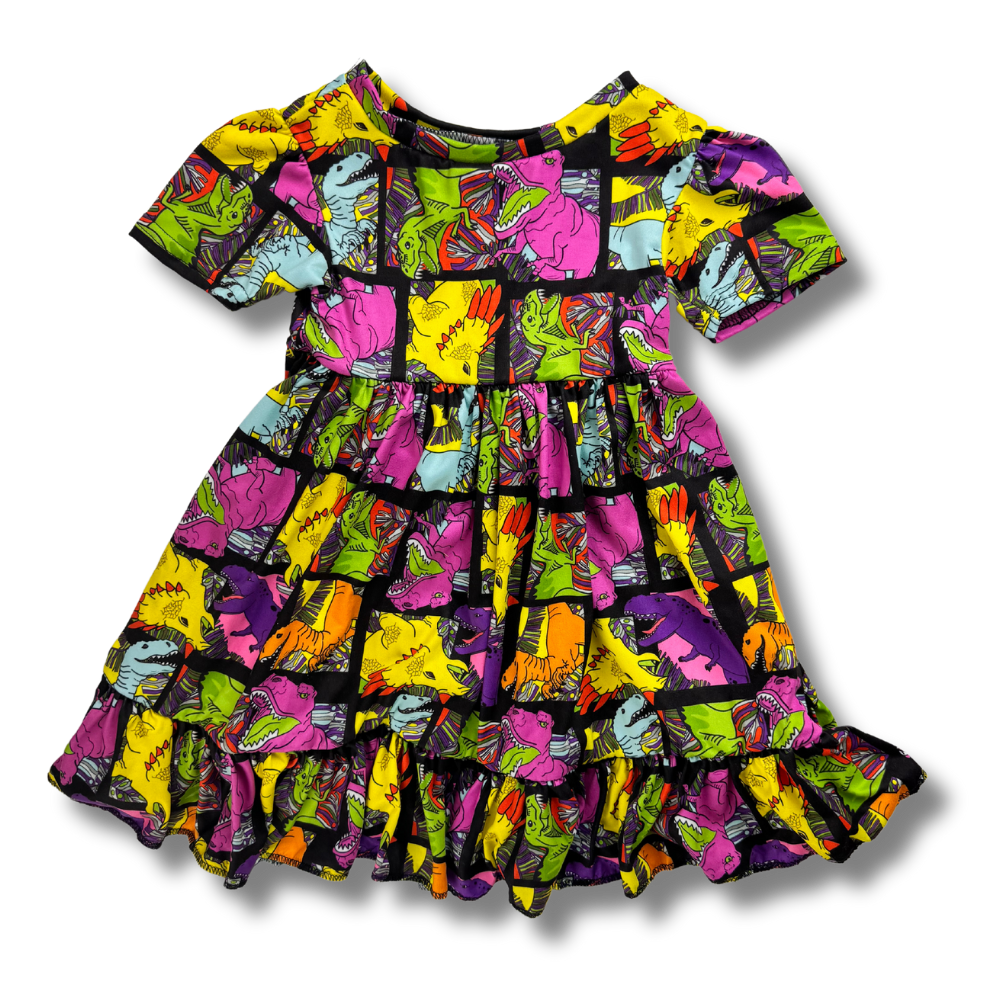 Twirl Dress - Rad Raptor