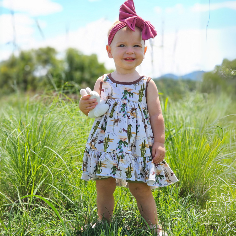 Tank Twirl Dress - Ranch Dressing