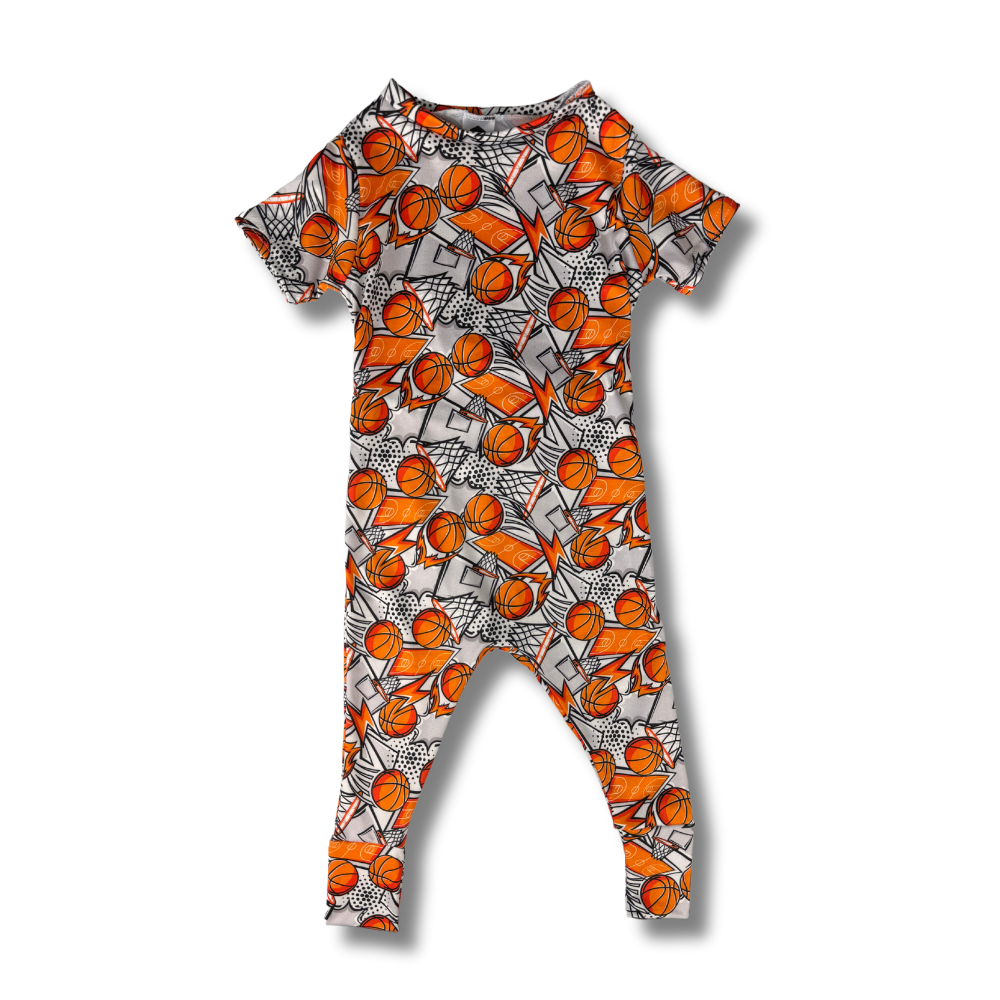 Short Sleeve Romper - Slam Dunk
