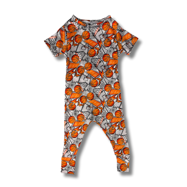 Short Sleeve Romper - Slam Dunk