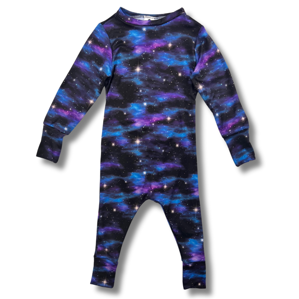 Long Sleeve Romper - Space Case