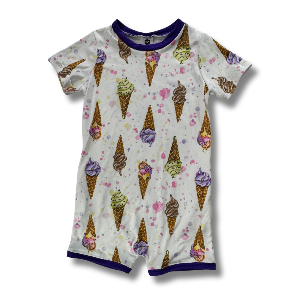 Short Sleeve Jumper - Sweet Swirls