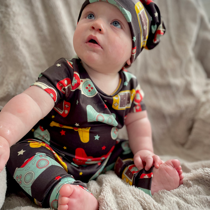 Short Sleeve Romper - Level Up