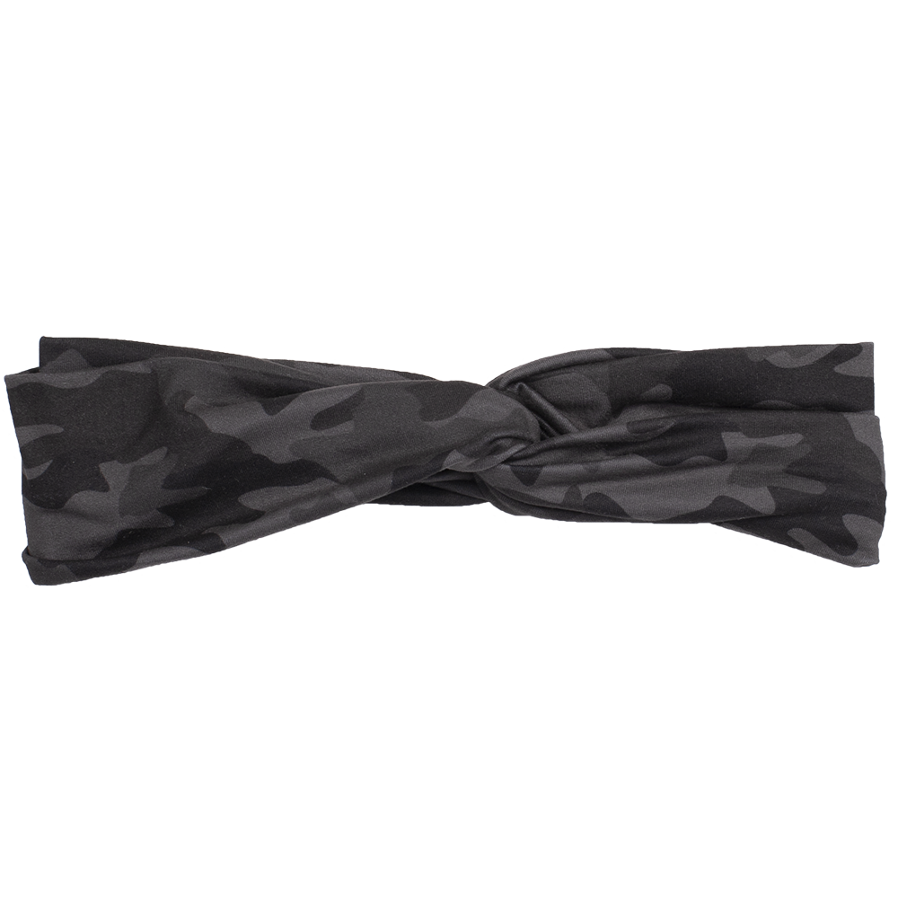 bumblito - adult headband - Incognito adult headband - black camouflage stretchy headband - matching kids and adult headband