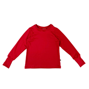 Long Sleeve T-Shirt - Cherry Red