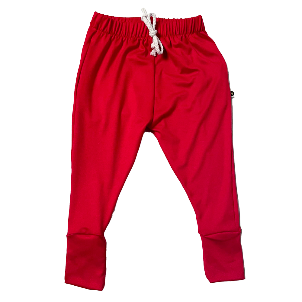 Jogger Pants - Cherry Red