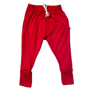 Jogger Pants- Cherry Red