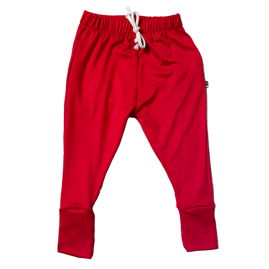 Jogger Pants- Cherry Red