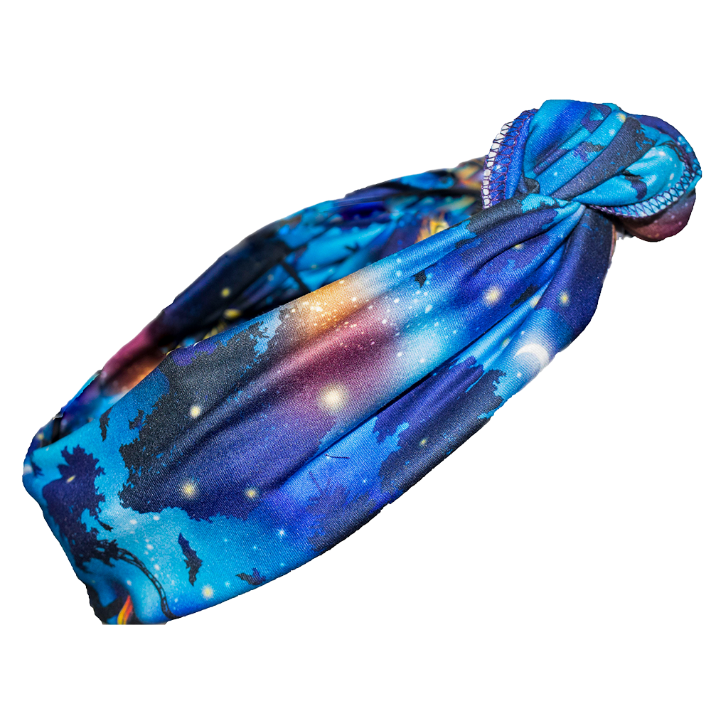 Tie-On Headband - Dark Night