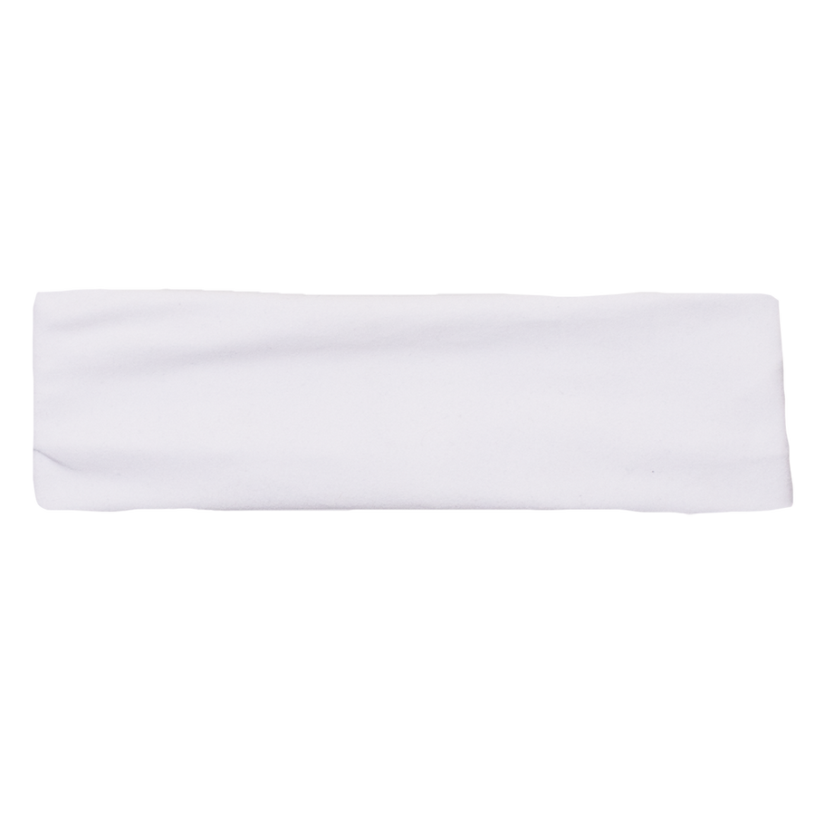 Flat Headband - Basic White