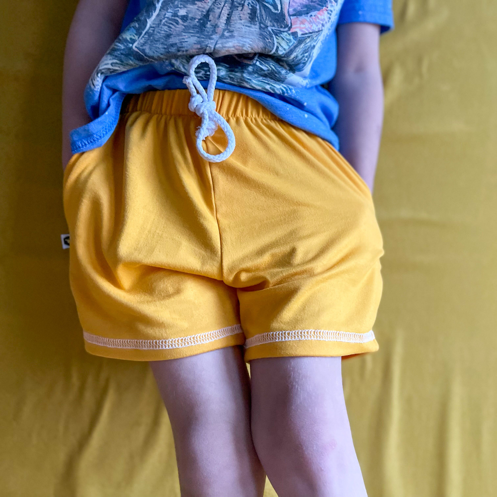 Jogger Shorts - Gold