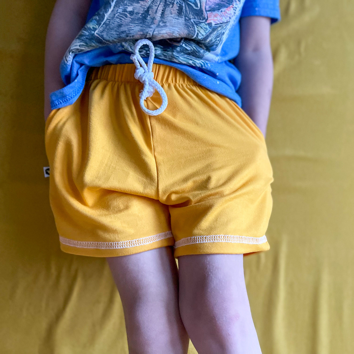 Jogger Shorts - Gold