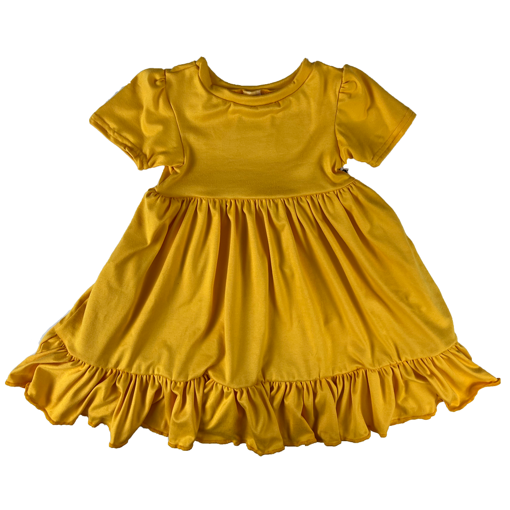 Twirl Dress - Gold