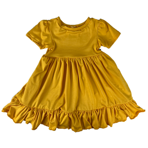Twirl Dress - Gold
