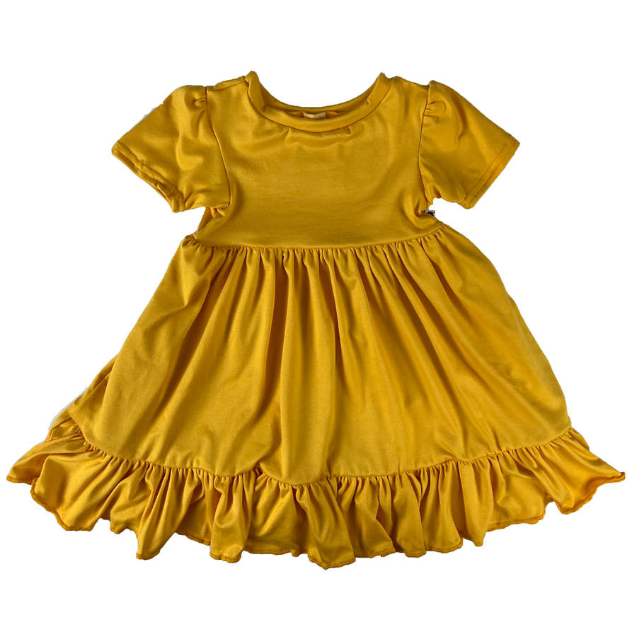Twirl Dress - Gold