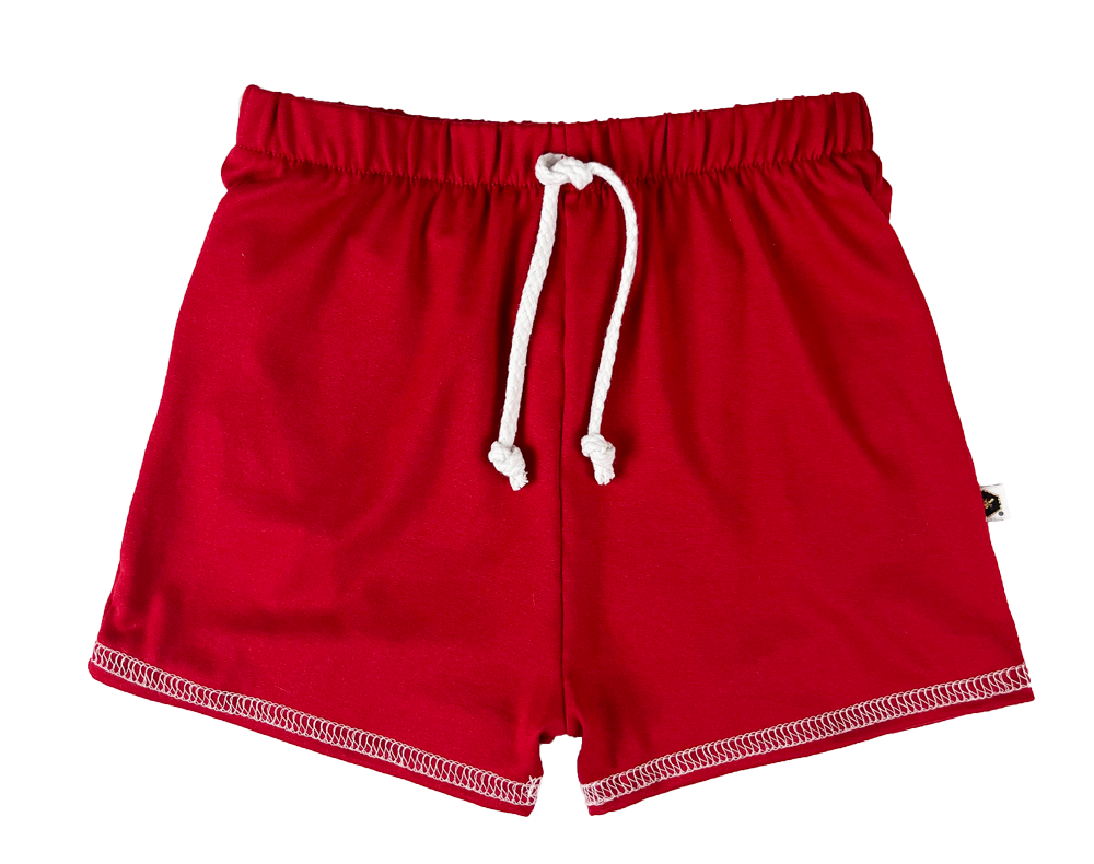 Jogger Shorts - Cherry Red