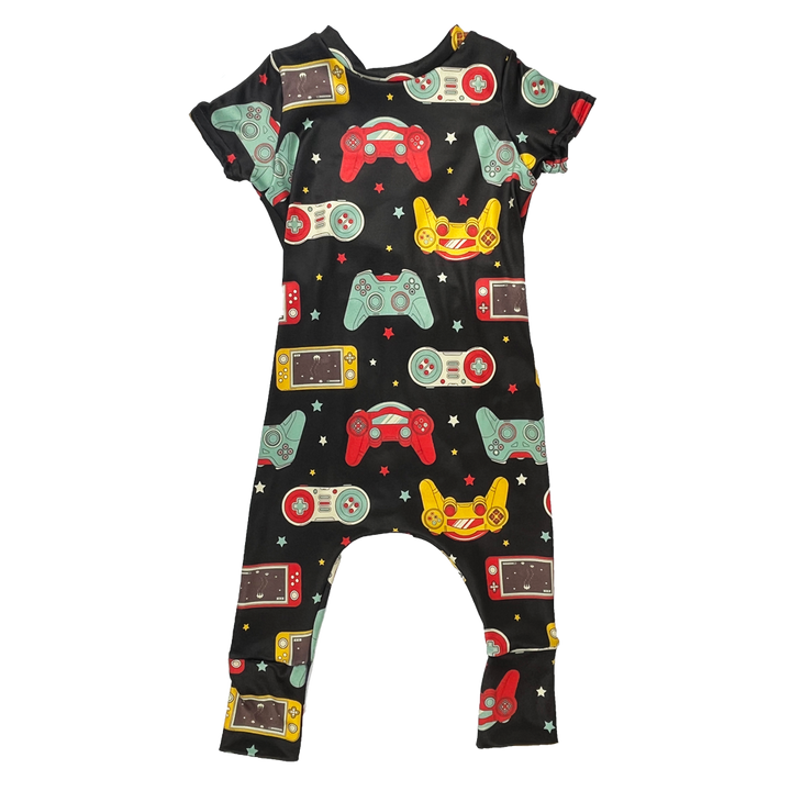 Short Sleeve Romper - Level Up