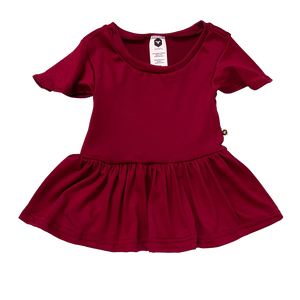 SECONDS- Peplum Top- 12/24M