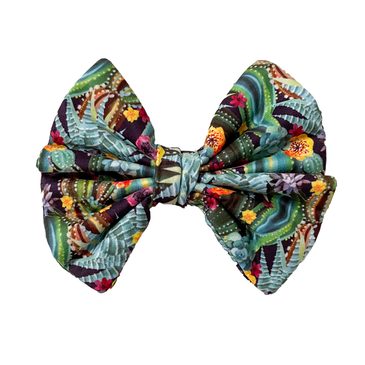 Big Bow Headband - Midnight Bloom